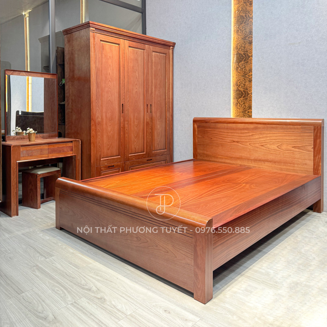 Combo Phòng Ngủ Gỗ Xoan Đào CBXD01