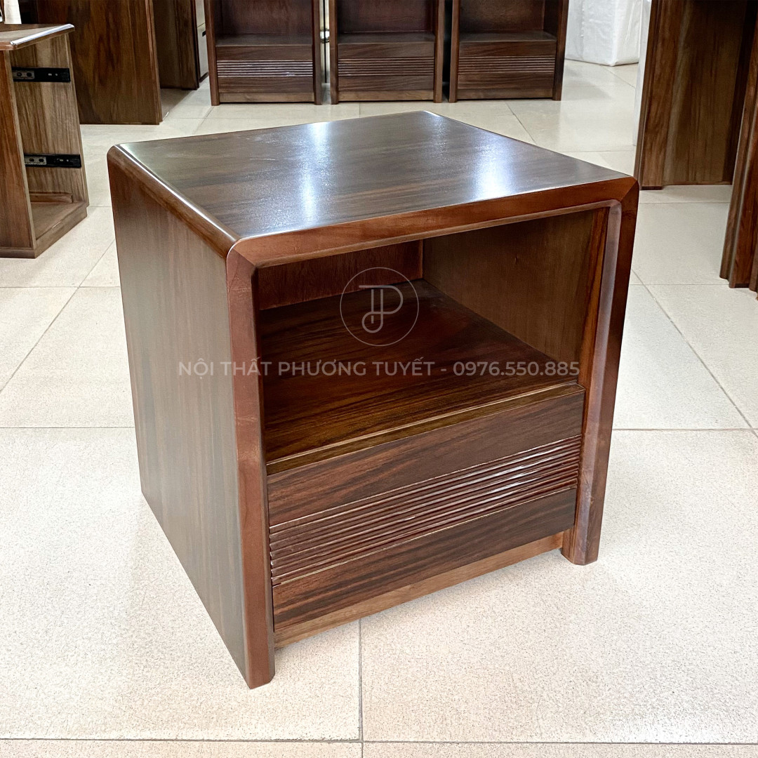Tủ Đầu Giường Gỗ Mun TAB-M01